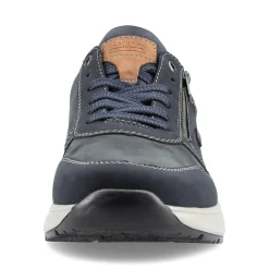 New Rieker Meskie Tenisowki Low W Kolorze Niebiesko-Szarym