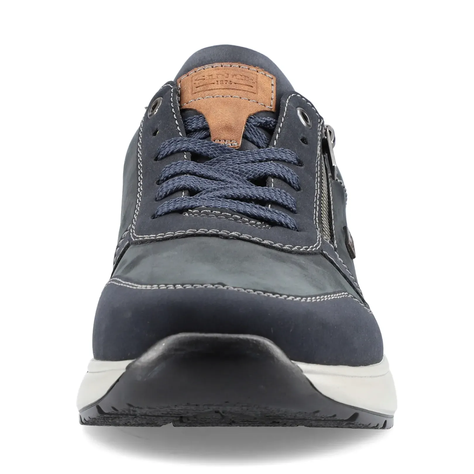 New Rieker Meskie Tenisowki Low W Kolorze Niebiesko-Szarym