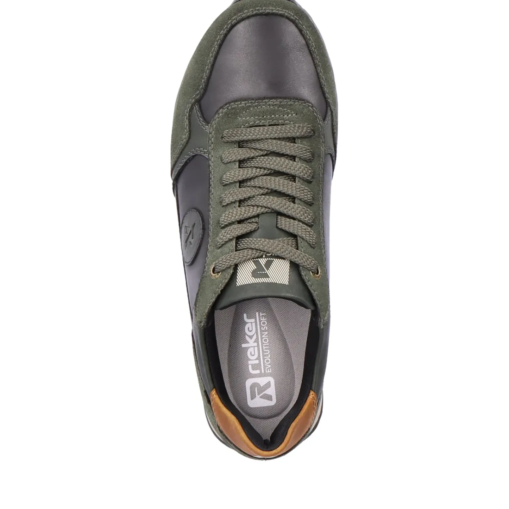 Online Rieker Meskie Tenisowki Low Rainforest Green