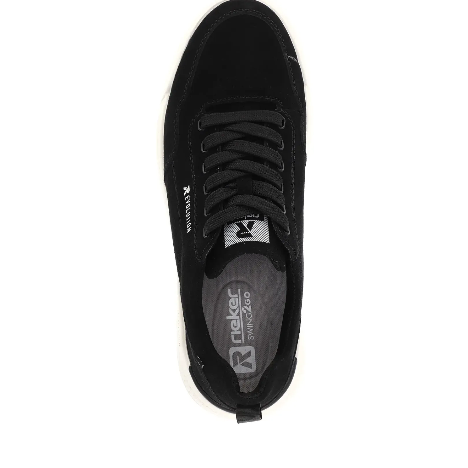 Best Rieker Meskie Tenisowki Low Urban Black