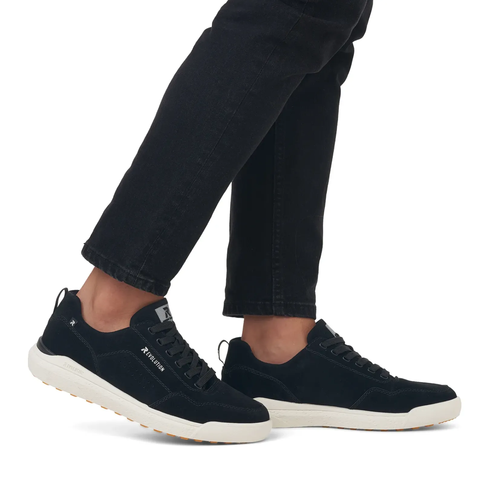 Best Rieker Meskie Tenisowki Low Urban Black
