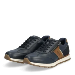 Outlet Rieker Meskie Tenisowki Low Steel Blue