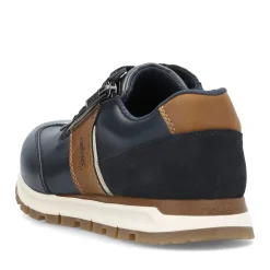 Outlet Rieker Meskie Tenisowki Low Steel Blue