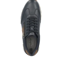 Outlet Rieker Meskie Tenisowki Low Steel Blue