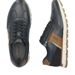 Outlet Rieker Meskie Tenisowki Low Steel Blue