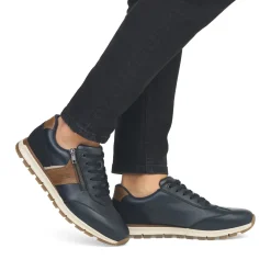 Outlet Rieker Meskie Tenisowki Low Steel Blue