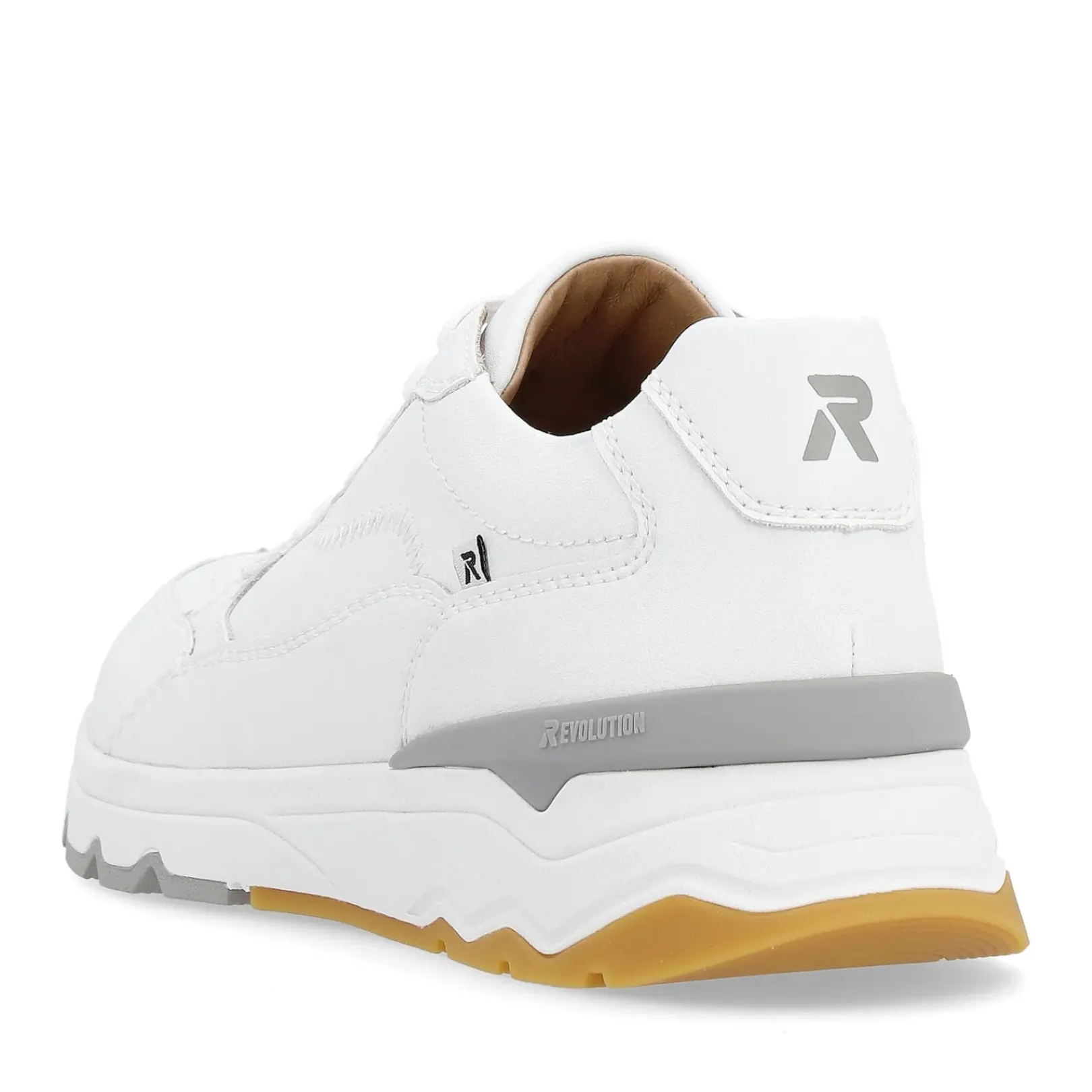 Discount Rieker Meskie Tenisowki Low Swan White