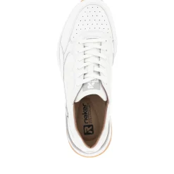 Discount Rieker Meskie Tenisowki Low Swan White