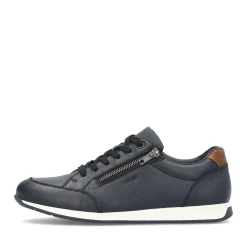Online Rieker Meskie Tenisowki Low Steel Blue