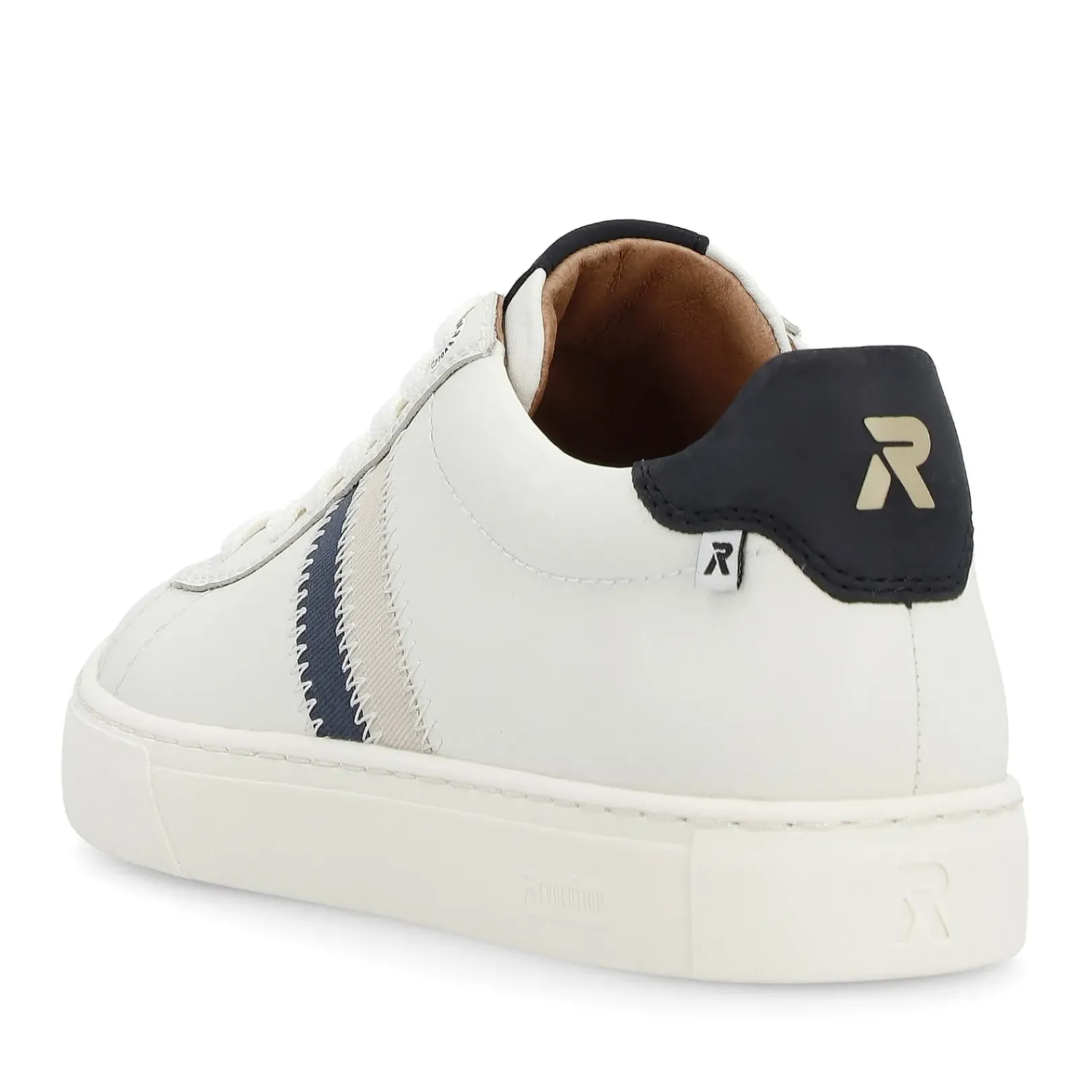 Sale Rieker Meskie Tenisowki Niskie, Perlowo-Biale