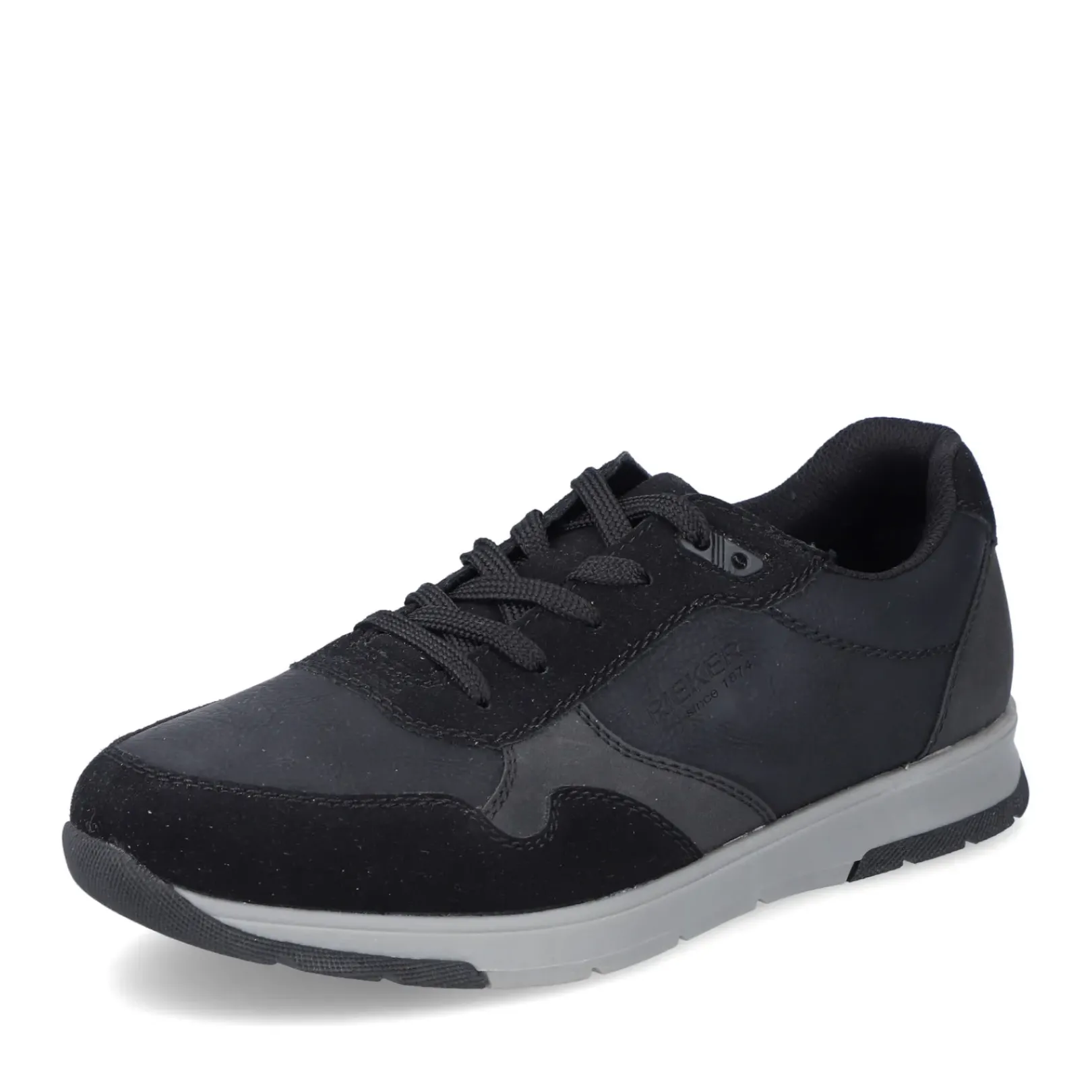 Clearance Rieker Meskie Tenisowki , Niskie, Asfaltowe, Czarne