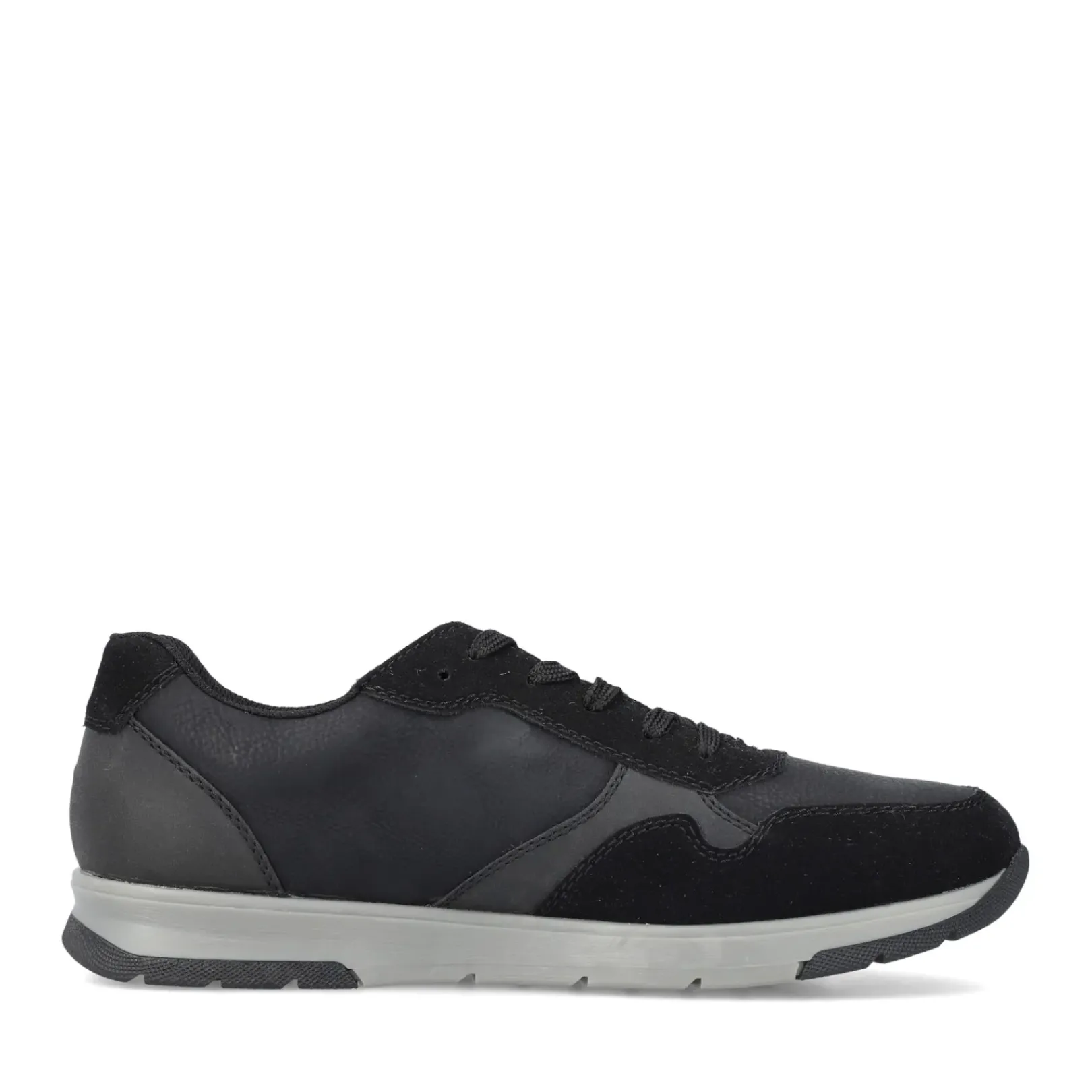Clearance Rieker Meskie Tenisowki , Niskie, Asfaltowe, Czarne