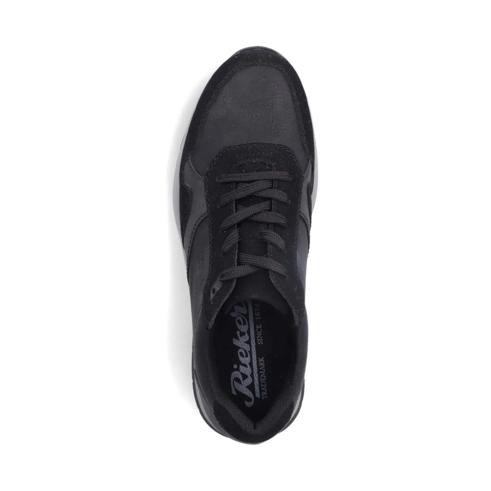 Clearance Rieker Meskie Tenisowki , Niskie, Asfaltowe, Czarne
