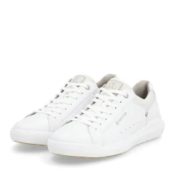 Fashion Rieker Meskie Tenisowki Niskie, Perlowo-Biale