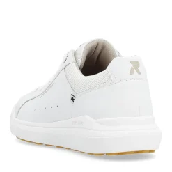 Fashion Rieker Meskie Tenisowki Niskie, Perlowo-Biale
