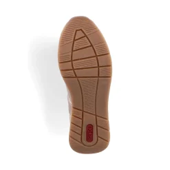 Clearance Rieker Mokasyny Damskie W Delikatnym Rozu
