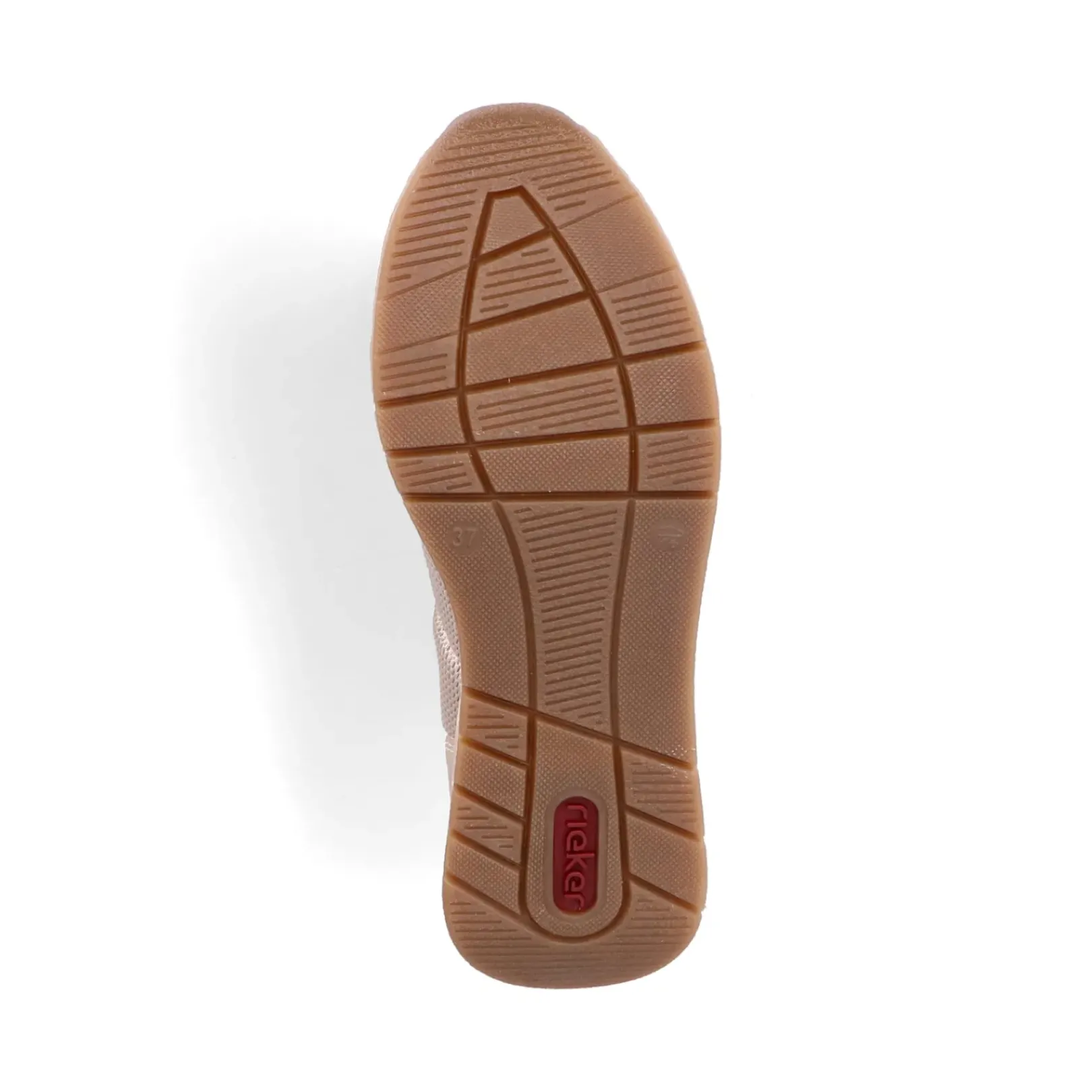 Clearance Rieker Mokasyny Damskie W Delikatnym Rozu