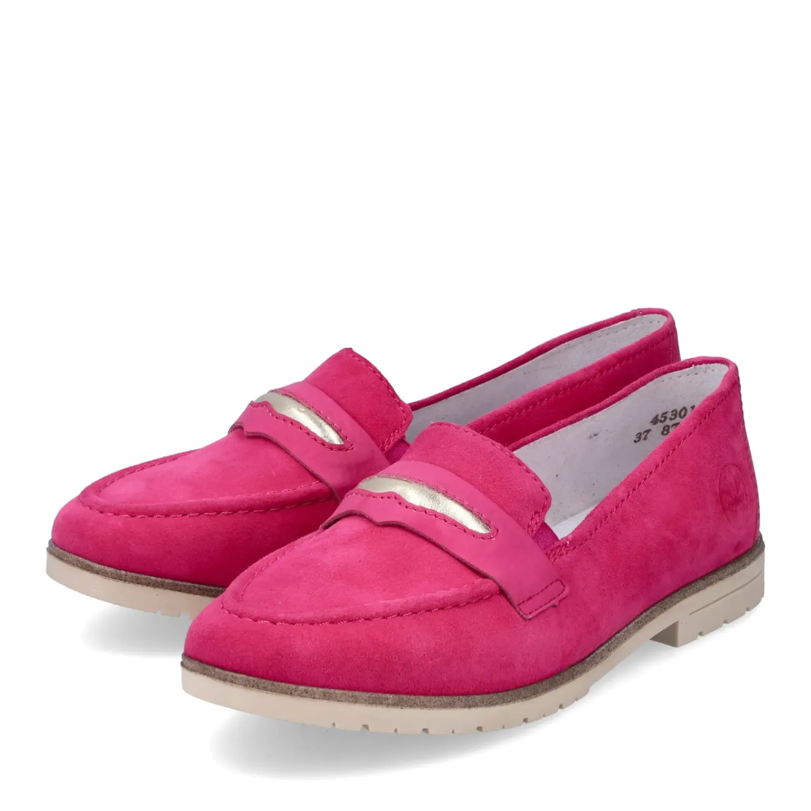Best Rieker Mokasyny Damskie W Kolorze Magenta