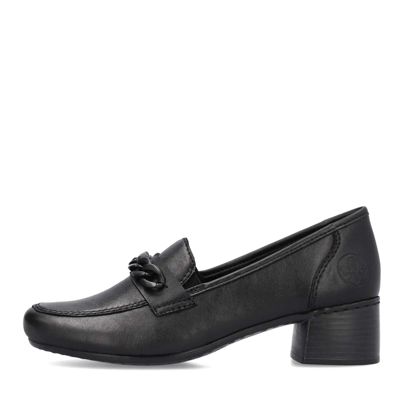 Clearance Rieker Mokasyny Damskie W Kolorze Ciemnej Czerni