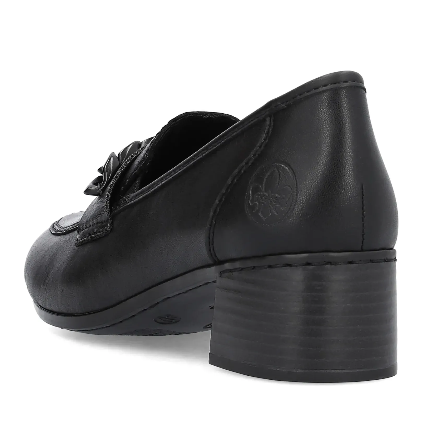Clearance Rieker Mokasyny Damskie W Kolorze Ciemnej Czerni