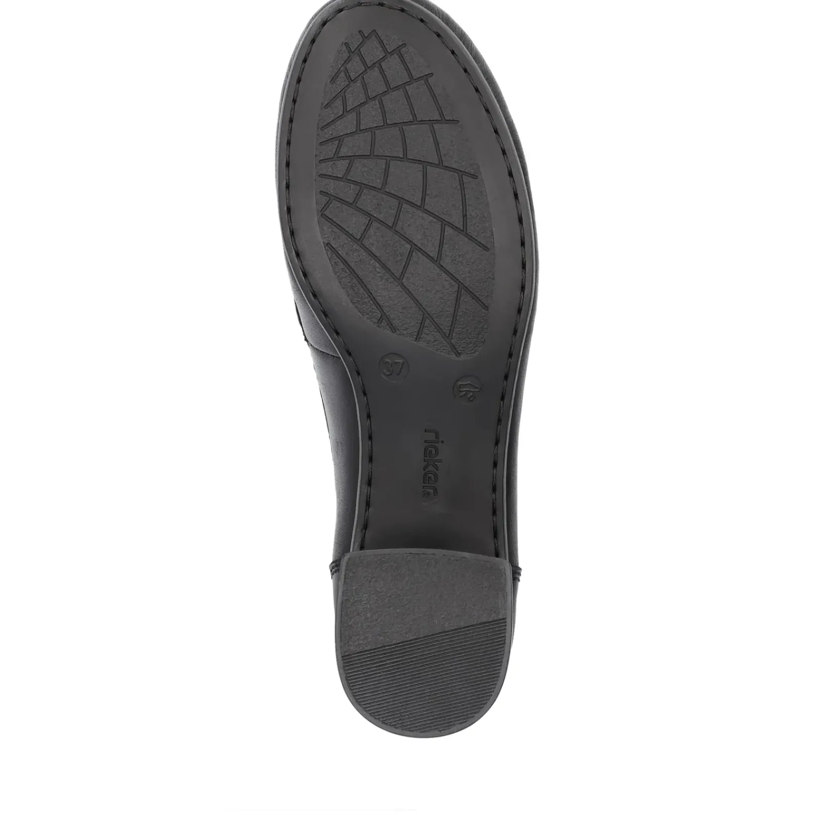 Clearance Rieker Mokasyny Damskie W Kolorze Ciemnej Czerni