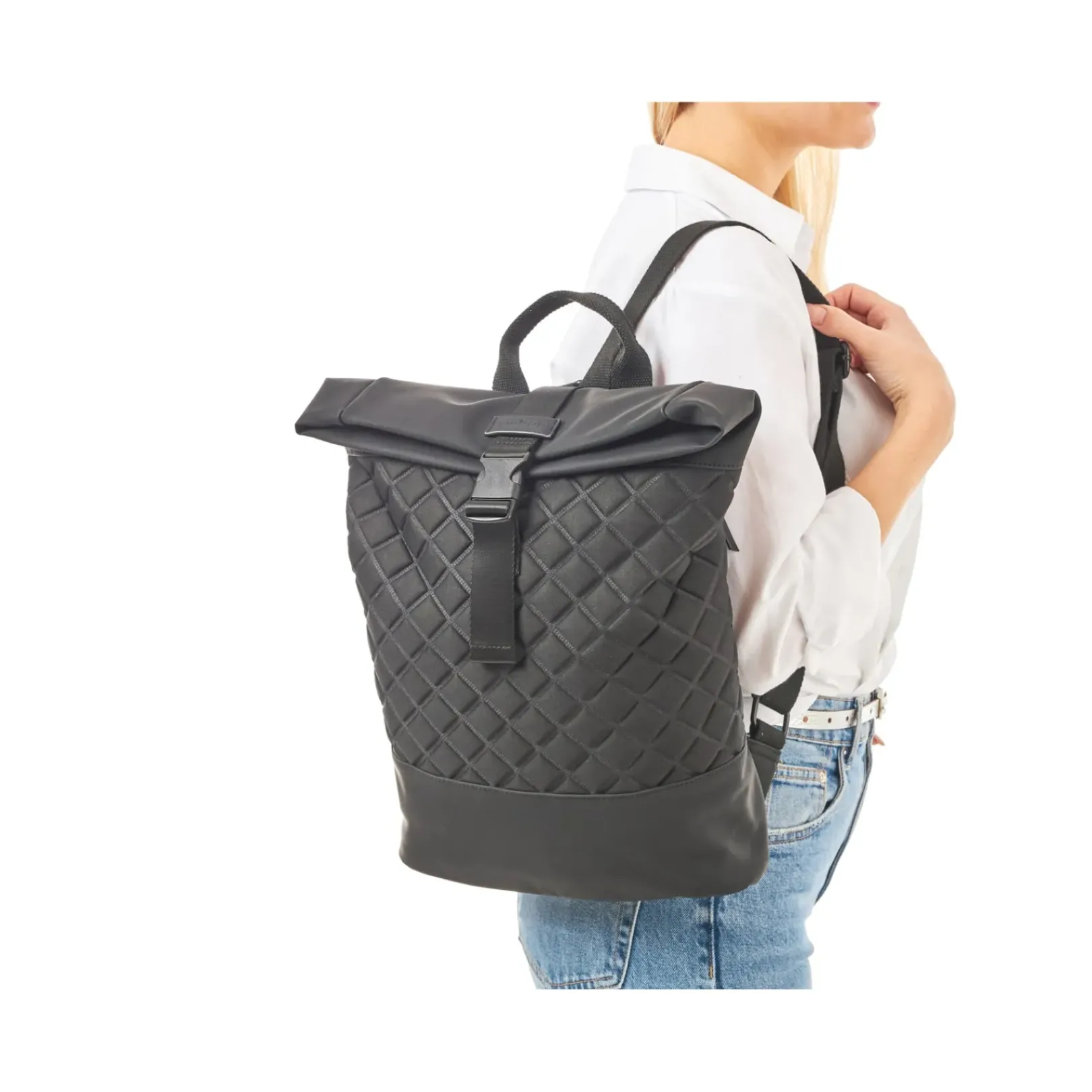 Fashion Rieker a | Plecak W Kolorze Kruczoczarnym