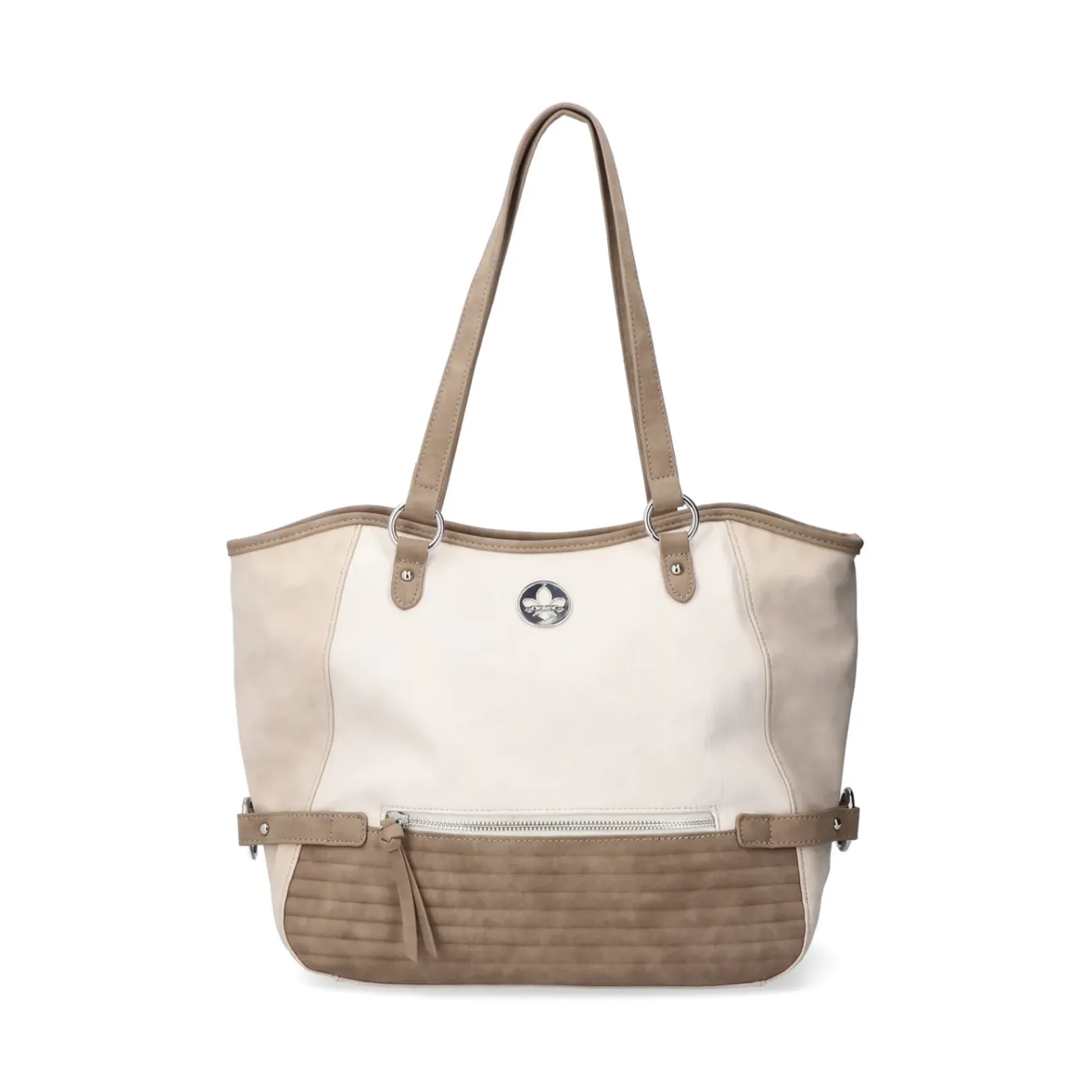 Clearance Rieker a | Shopper Perlowo-Bialo-Orzechowo-Brazowo-Rozowy