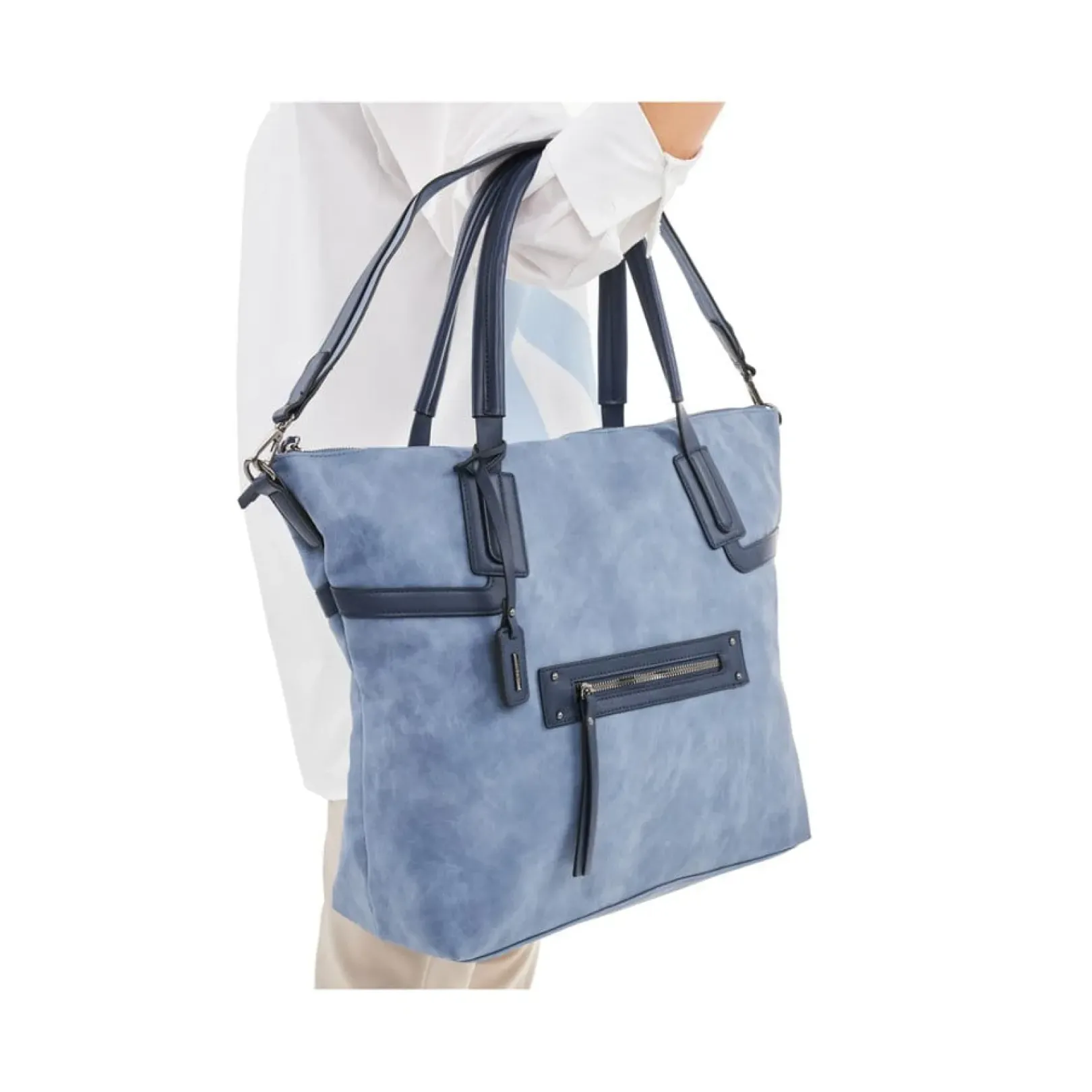 Sale Rieker a | Shopper W Kolorze Lupkowo-Niebieskim