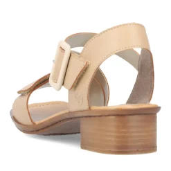 Clearance Rieker Sandaly Damskie Z Paskiem W Kolorze Bezowym