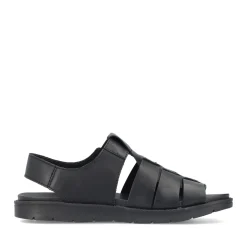 New Rieker Sandaly Meskie W Kolorze Ciemnej Czerni