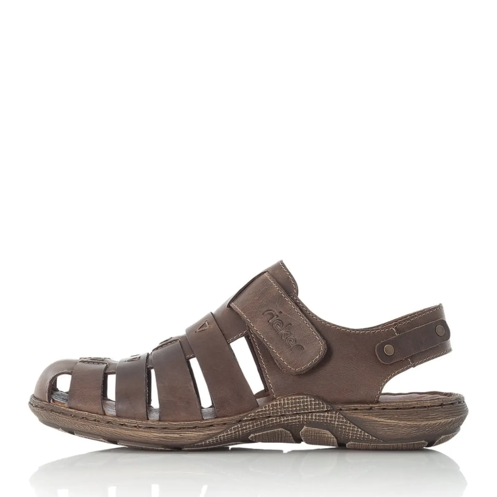Fashion Rieker Sandaly Meskie W Kolorze Espresso W Kolorze Brazu
