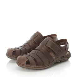 Fashion Rieker Sandaly Meskie W Kolorze Espresso W Kolorze Brazu