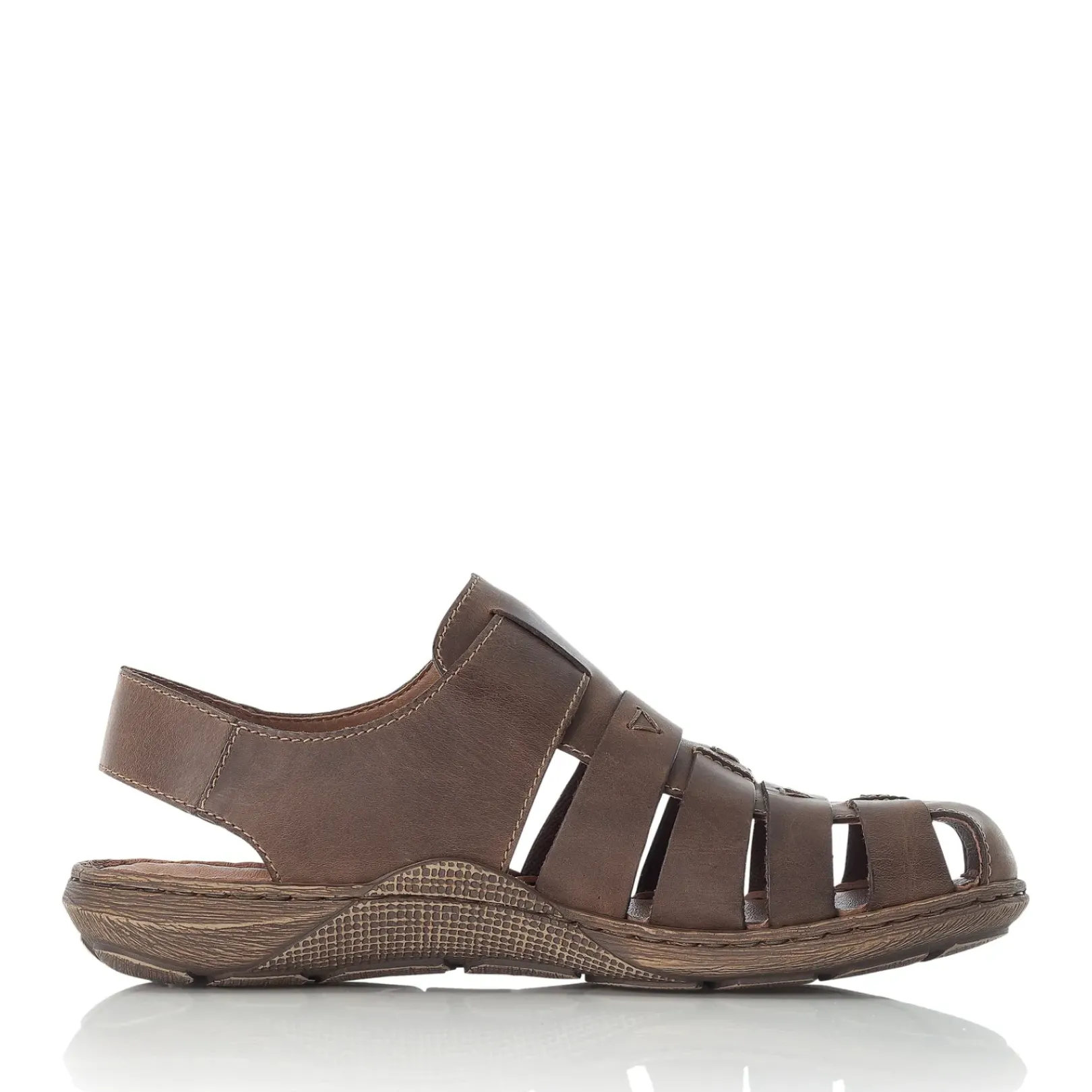 Fashion Rieker Sandaly Meskie W Kolorze Espresso W Kolorze Brazu
