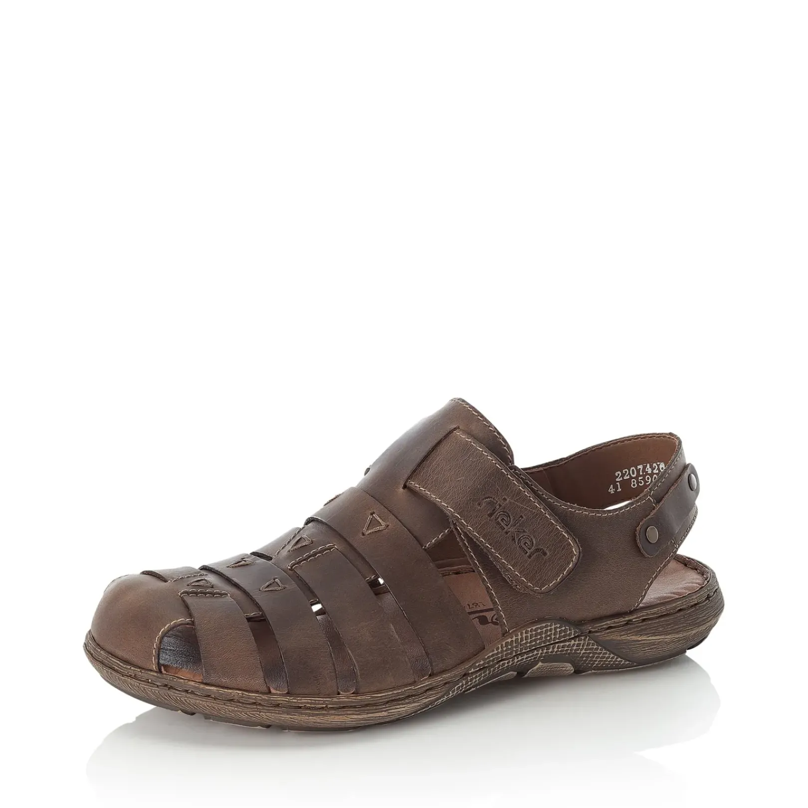 Fashion Rieker Sandaly Meskie W Kolorze Espresso W Kolorze Brazu