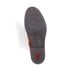 Clearance Rieker Sznurowane Botki Damskie W Kolorze Karmelowo-Brazowym