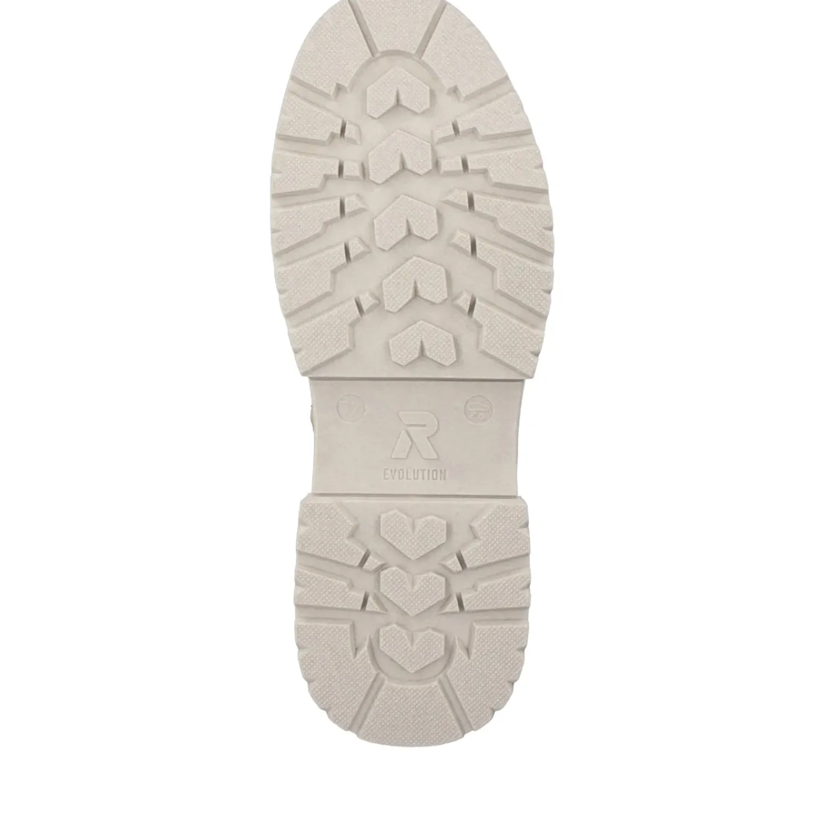 New Rieker Sznurowane Botki Clay Beige