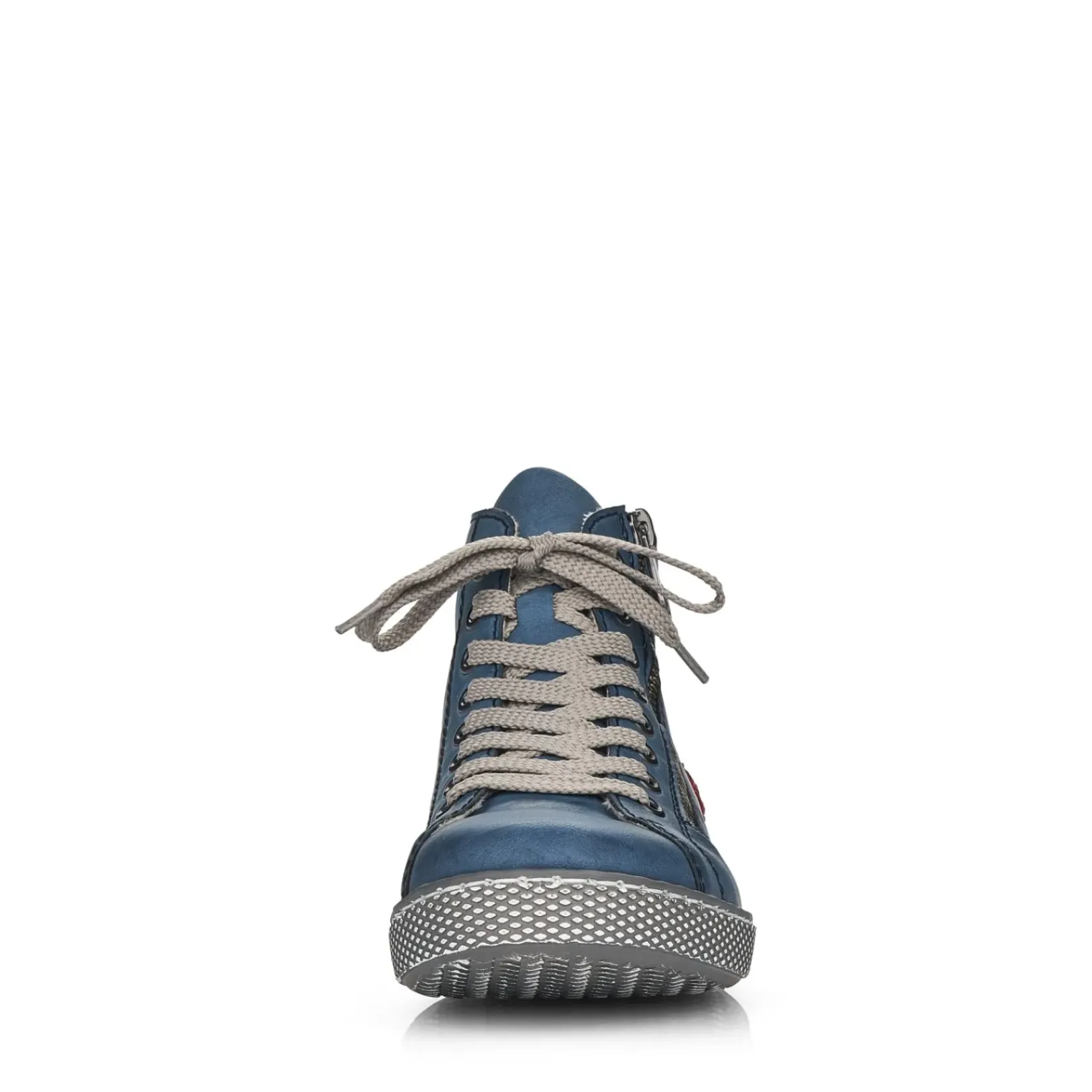 New Rieker Sznurowane Buty Damskie W Kolorze Lazurowym