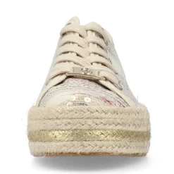 Clearance Rieker Sznurowane Buty Damskie W Kolorze Jasnego Bezu