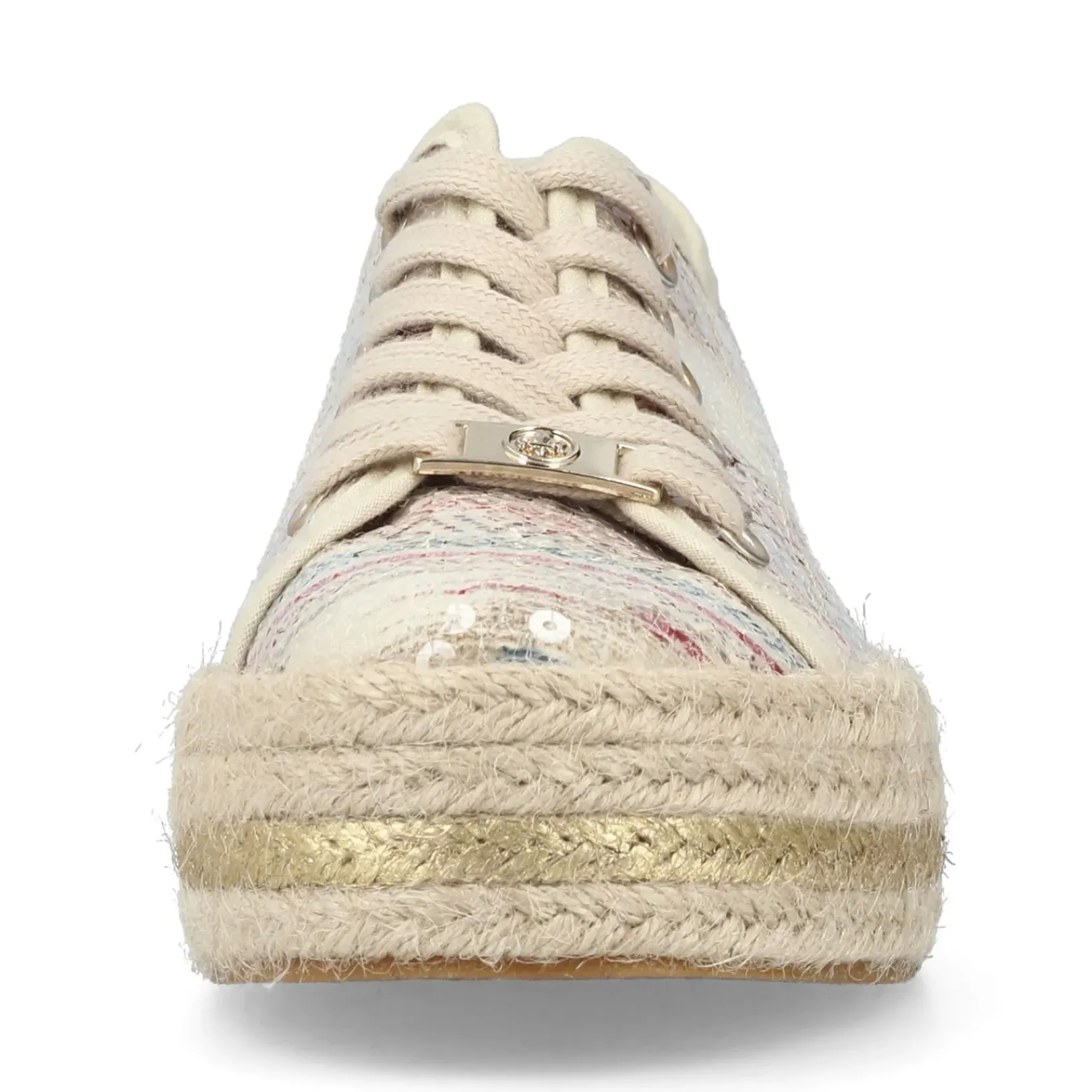 Clearance Rieker Sznurowane Buty Damskie W Kolorze Jasnego Bezu