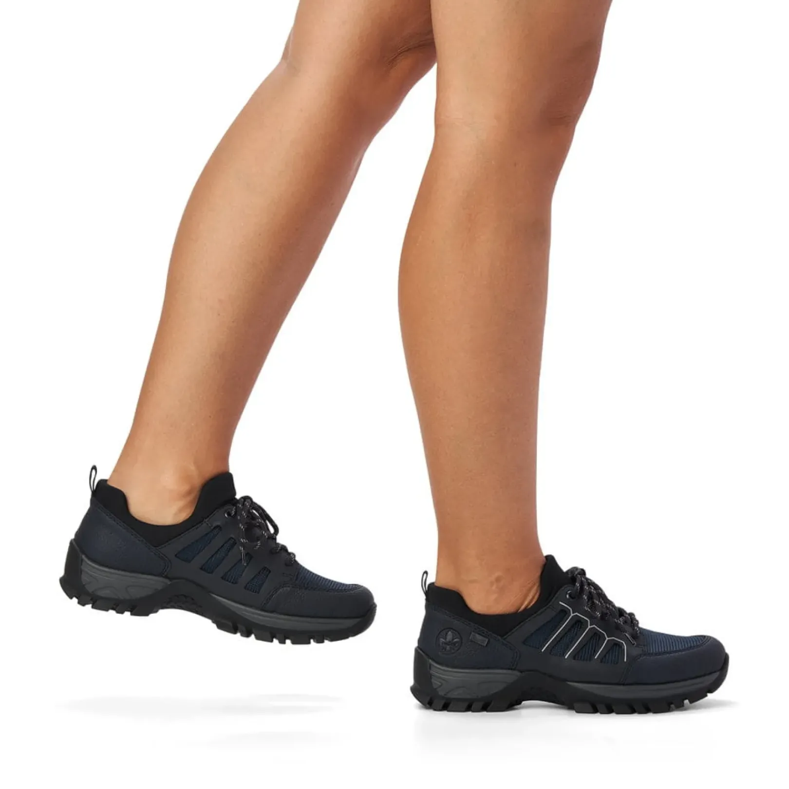 Clearance Rieker Sznurowane Buty Damskie W Kolorze Blekitu Pacyfiku