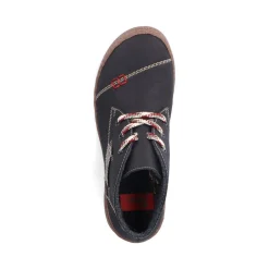 Best Rieker Sznurowane Buty Damskie W Kolorze Glebokiej Czerni