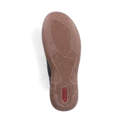Best Rieker Sznurowane Buty Damskie W Kolorze Glebokiej Czerni