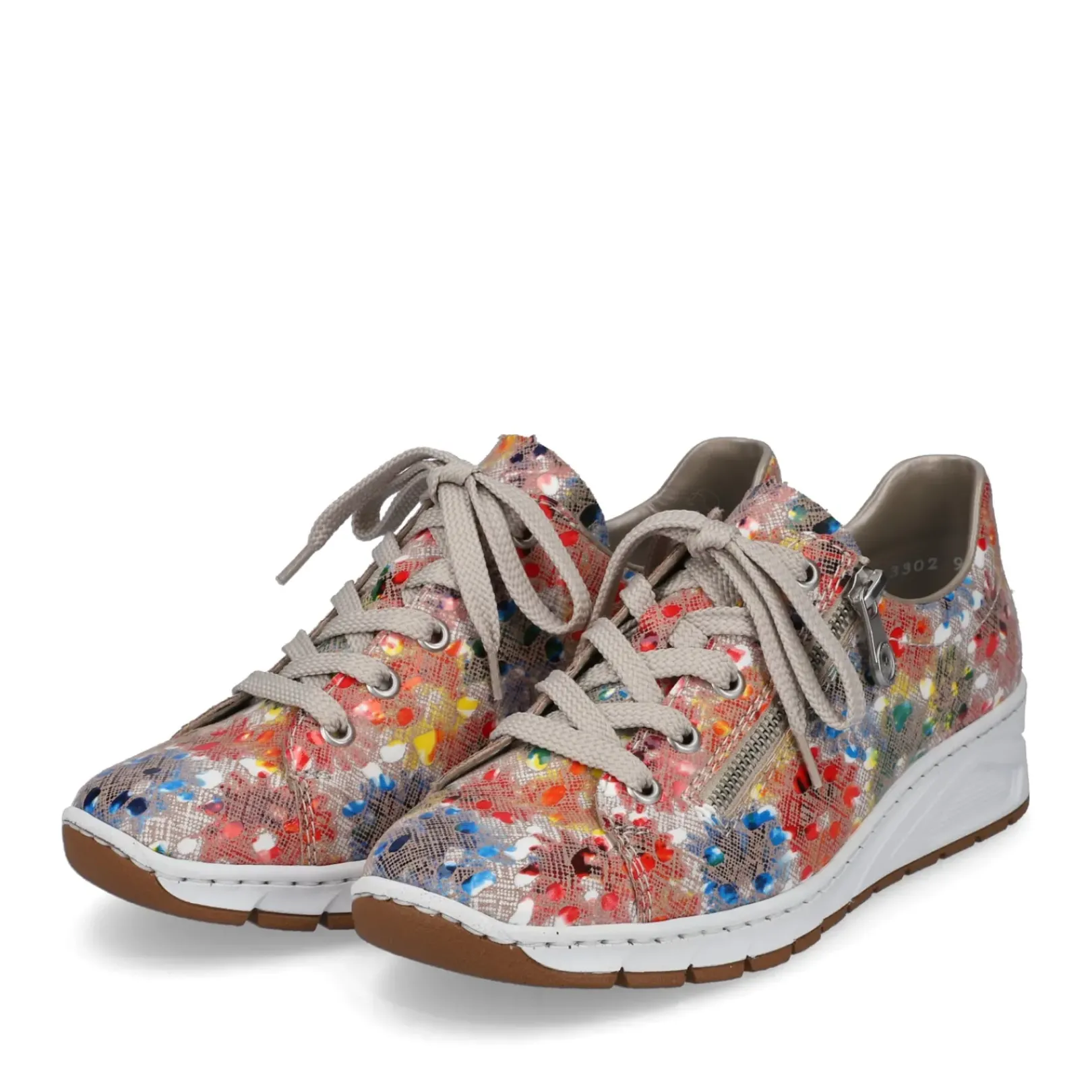 Discount Rieker Sznurowane Buty Damskie Multi