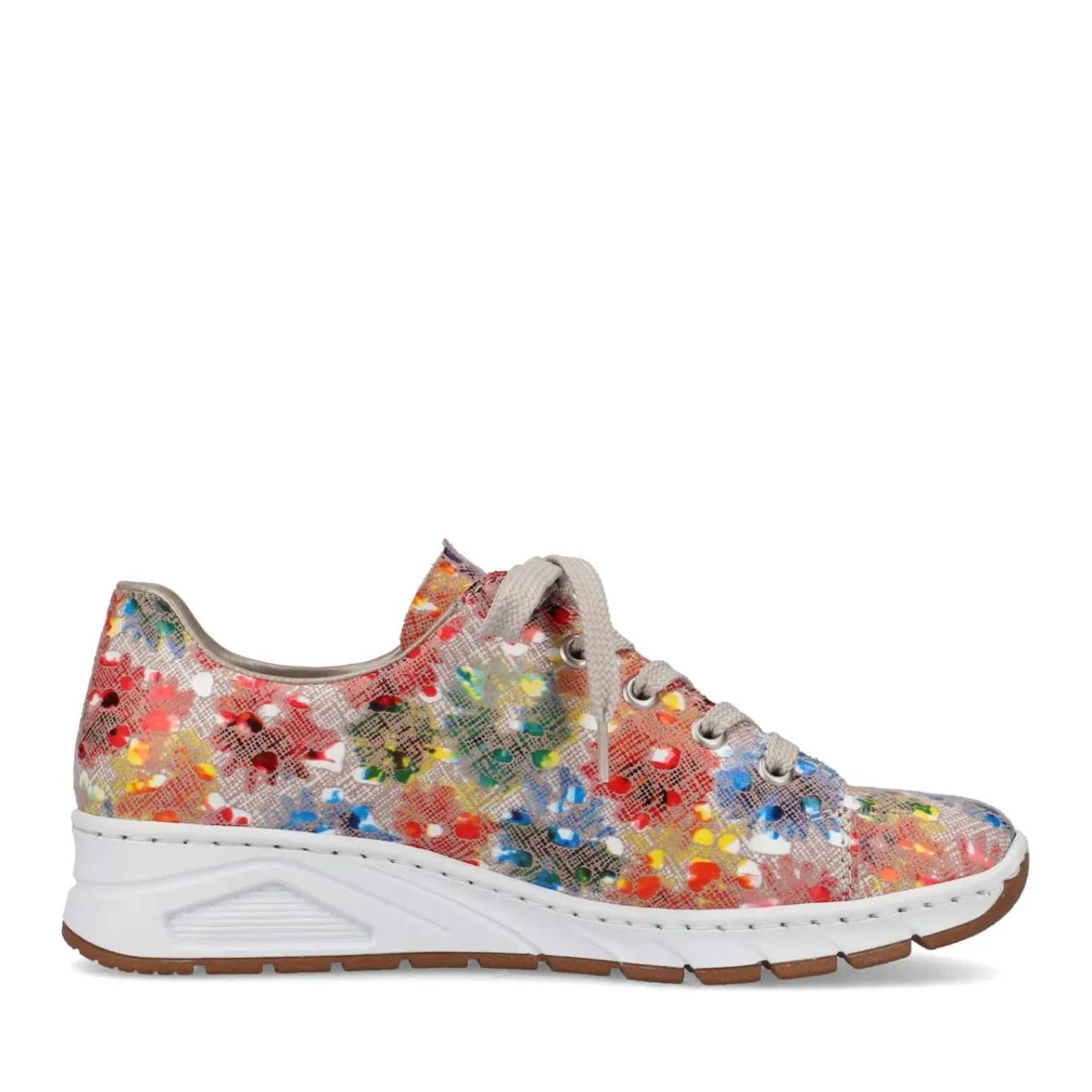 Discount Rieker Sznurowane Buty Damskie Multi
