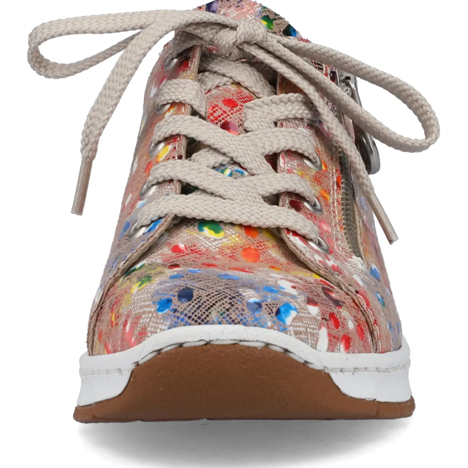 Discount Rieker Sznurowane Buty Damskie Multi
