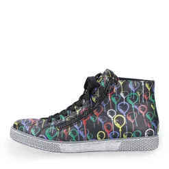 Sale Rieker Sznurowane Buty Damskie Multi