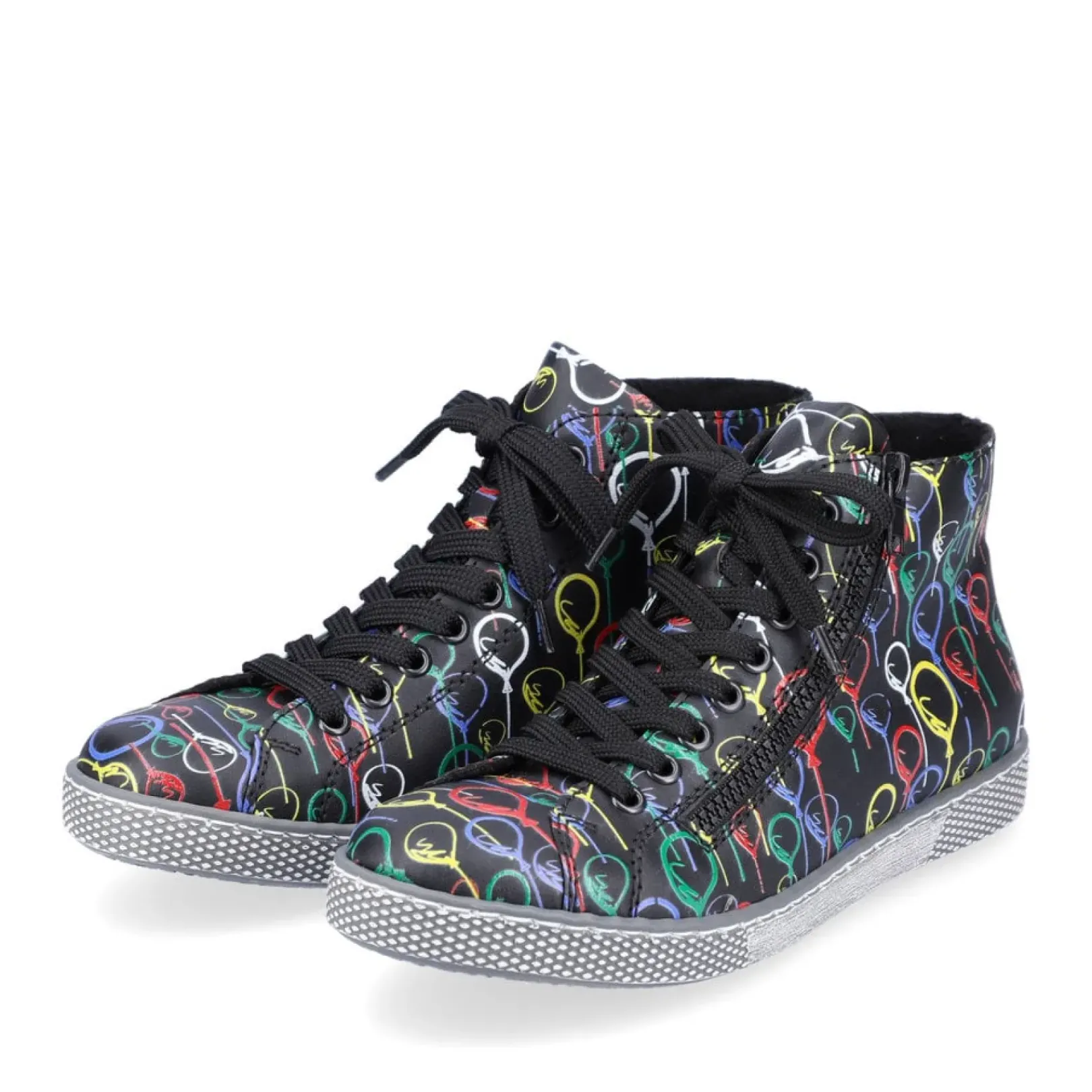 Sale Rieker Sznurowane Buty Damskie Multi