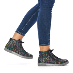 Sale Rieker Sznurowane Buty Damskie Multi