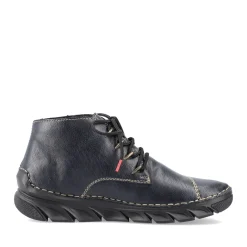 Hot Rieker Sznurowane Buty Damskie W Kolorze Granatowym