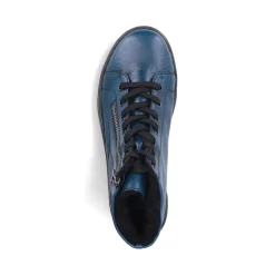Clearance Rieker Sznurowane Buty Damskie W Kolorze Benzyny-Czarne